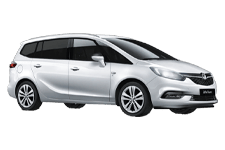 Van Rental Stourbridge - Vauxhall Zafira 5 + 2 - Minibus hire Stourbridge